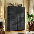 thumbnail image 2 of Tall Dresser for Bedroom with 16 Drawers,Fabric Dressers & chests of Drawers for Closet,Large Black Dresser with Sturdy Metal Frame, Wood Top,Entryway, Hallway, 2 of 9