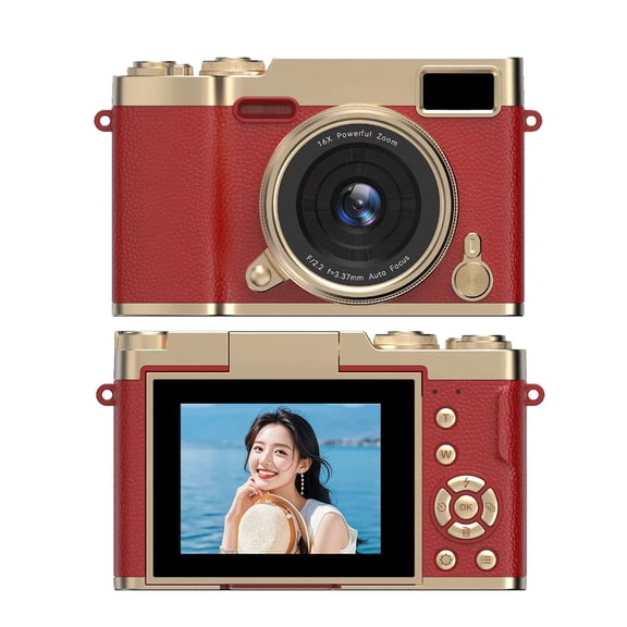 TAZAG CCD digital camera HD flip screen campus student party entry retro photography vlog camera travel