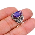 thumbnail image 3 of StarGems&reg; Natural Copper Turquoise Handmade 925 Sterling Silver Ring 7.25 F2295, 3 of 7