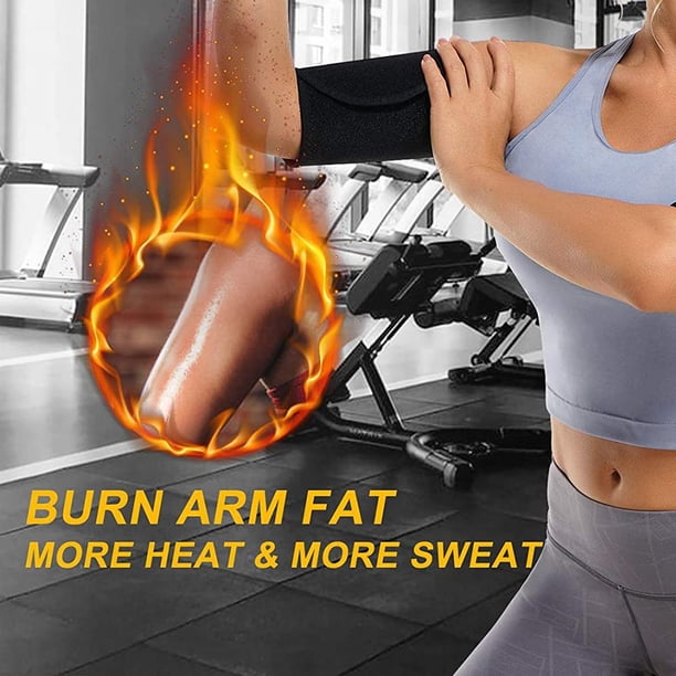 Recortadores De Brazos Para Mujeres Sauna Bandas De Sudor Brazo Ajustable Entrenador De Brazos Mangas De Tóner Para Entrenamiento Deportivo