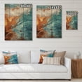 thumbnail image 4 of Designart "Beach Photo Oceanic flow IV" Nautical & Beach Print on Natural Pine Wood, 4 of 5