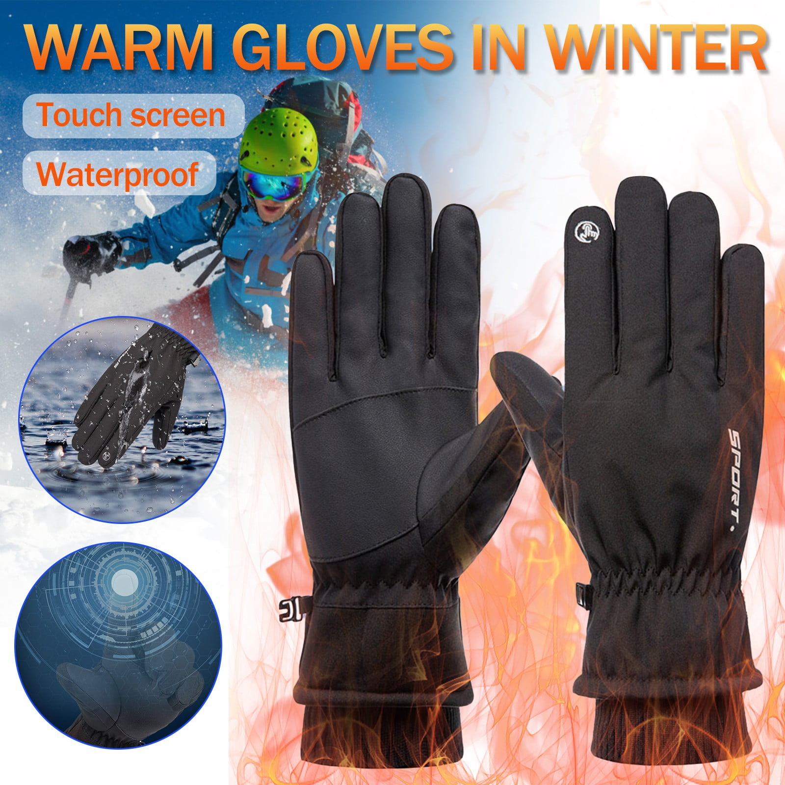 thermal touchscreen gloves