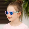 thumbnail image 3 of Pink Rubber Flexible Kids Polarized Sunglasses Age 3-10, 3 of 5