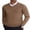 Brown, variant on COOFANDY Men's V Neck Dress Sweater Slim Fit Business Casual Dressy Sweater Shirts Long Sleeve Soft Basic Pullover Sweater