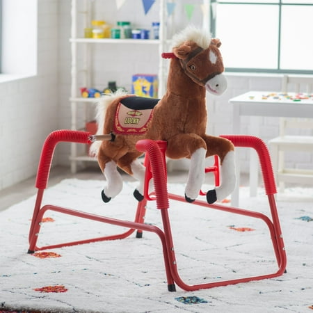 - Rockin' Rider Lucky the Deluxe Talking Plush Animated Spring Horse