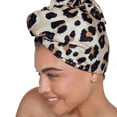 thumbnail image 5 of Kitsch Microfiber Hair Towel Wrap - Leopard, 1 Count, 5 of 14