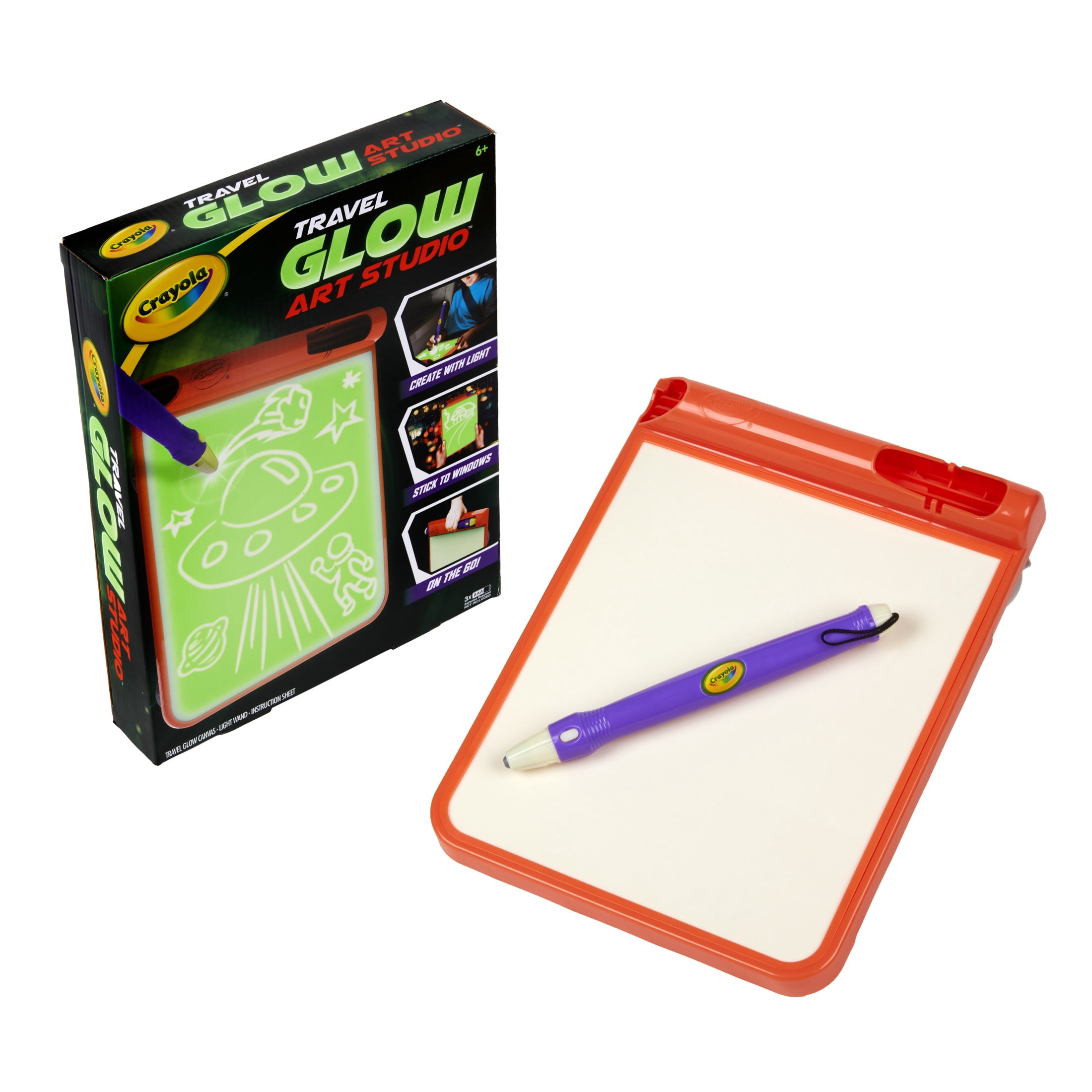 Crayola Glow Art Studio ,Glow-in-the-Dark Arts & Crafts Activity Set for Kids, Holiday & Christmas Gift, Ages 6+