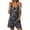 C-Grey391, variant on DHFJKG Women's Summer Rompers Overalls Shorts Scoop Neck Ribbed Loose Fit Shorts With Pockets Beach Vacation Clothes Trendy Trousers