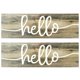 thumbnail image 1 of Hola signo ornamento creativo tablero adorno pared colgante corona decoración accesorio decoración del hogar para el diseño de la escena del hogar Methold HA012334-00, 1 of 7