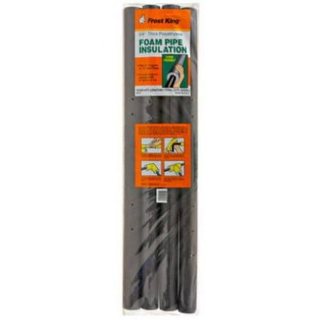 Insulator Horse - Thermwell Products P11 4-Pack 3-Ft. Foam Pre-slit Pipe Insulation for 3/4-Inch Copper Pipe