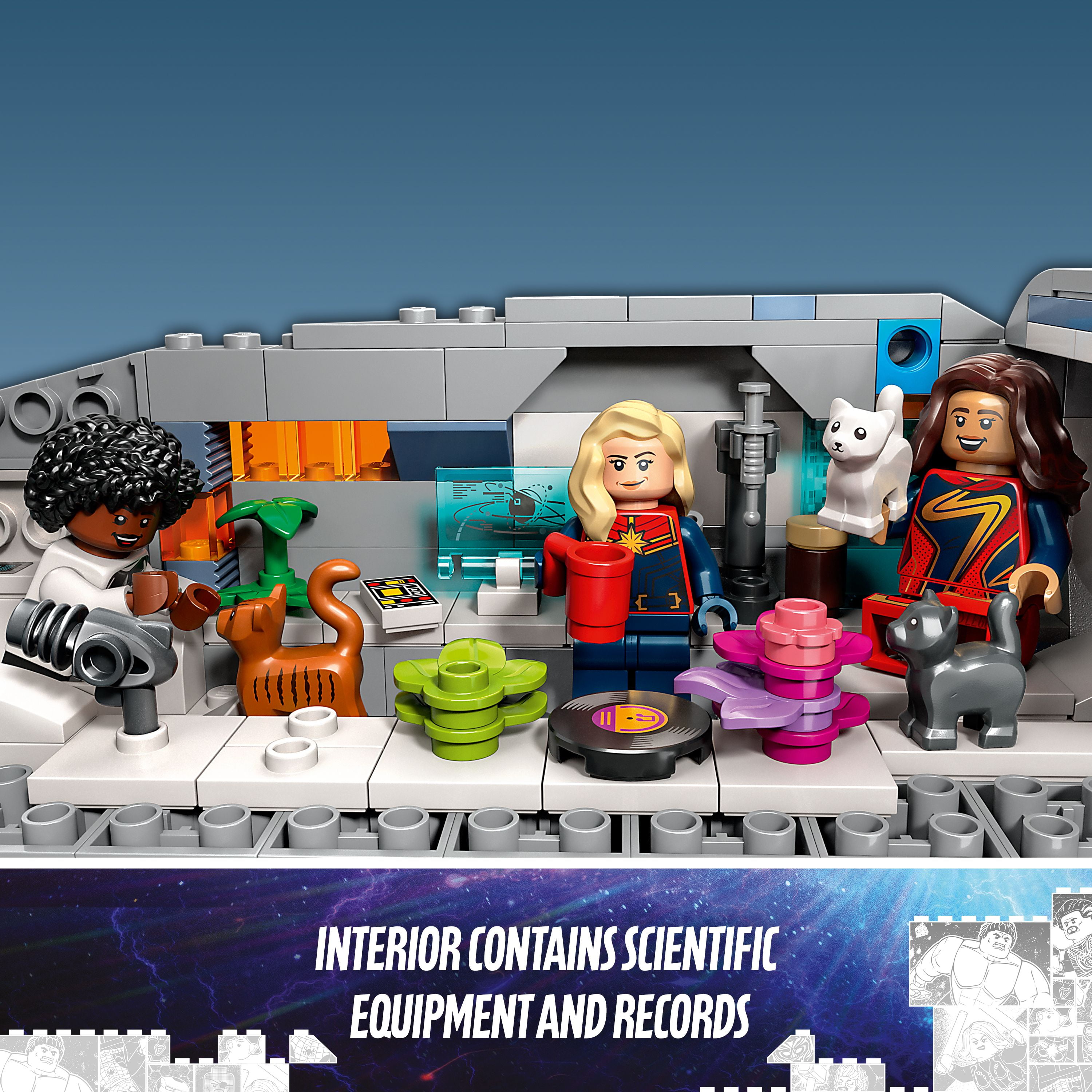 LEGO Marvel The Hoopty Super Hero Spaceship Building Toy Set