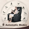 thumbnail image 5 of Costway Massage Chair Full Body SL Track Zero Gravity with  Pillow Reversible Footrest Heat Black, 5 of 10