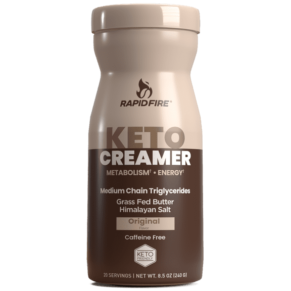 Rapid Fire Ketogenic Creamer with MCT Oil, 8.5 Oz, 20 Servings