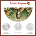 thumbnail image 3 of Lukts Mallard Duck And Flowers Print Color Life Christmas Tree Skirt, Winter Holiday Tree Mat Decoration ,Can be Used as A Shawl-30", 3 of 6