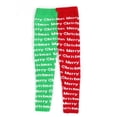 thumbnail image 5 of Infants & Toddlers Wool Knitted Winter-Thick Thermal Leggings | Digital Design Merry Christmas Text (Green-Red, 12M), 5 of 5