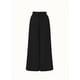 thumbnail image 4 of Pantalones Casuales para Mujer, con Cintura Elástica y Pierna , con Bolsillos. Negro L, 4 of 9