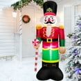 thumbnail image 1 of Soldado inflable de Navidad JM 8 pies con luces LED incorporadas, 1 of 5