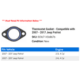 thumbnail image 2 of Thermostat Gasket - Compatible with 2007 - 2017 Jeep Patriot 2008 2009 2010 2011 2012 2013 2014 2015 2016, 2 of 2