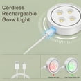thumbnail image 5 of Grow Light for Indoor Plants, Rechargeable Grow Lights for Indoor Plant Full Spectrum, Wireless Plant Growth Lights for Indoor with Timer & Remote, Stepless Dimming, 5 of 8
