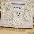 thumbnail image 6 of AYYUFE Elegant Women Hollowed Imitation Pearl Choker Bib Collar Statement Necklace, 6 of 7