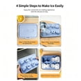 thumbnail image 4 of Ice Block Tray,Alpaca Shaped Flexible Freezer Mold With Dustproof Cover for Drink Ice Production,Homemade Chocolate Candy Craft and Bar Party Beverage Matching Household Baking Supply(Black), 4 of 6