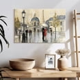 thumbnail image 3 of Elephant Stock Spring Rain Paris Eiffel Wall Art - Horizontal Canvas Wall Art - Living Room Wall Decor - Places Canvas - Blue And Purple Decor By Julia Purinton - 24" x 16", 3 of 8