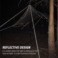 thumbnail image 4 of HIKEMAN 194kg Load Polyester Camping Rope with Zinc Alloy & Plastic Pulley - Adjustable, No-Setup, Anti-Slip Design, 4mm Diameter x 4m Length, Black Color, Includes Rope Clip, 4 of 6