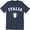 Navy Heather, variant on Italia Italian Flag Emblem - National Pride Country Symbol Men's T-Shirt