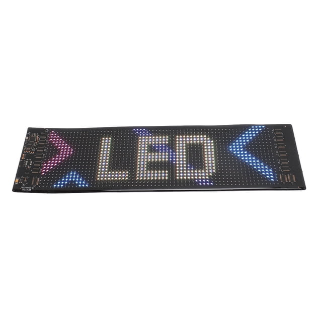Señal LED Para Coche, Panel De Matriz LED Programable Profesional De 13,7x4,0 Pulgadas, Resistente Al Agua Para Fiesta En Coche