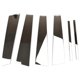 thumbnail image 1 of Car Window Pillar Trim Cover Car Center Pillar Protector Suitable for QL 2017 2018 2019 2020, 1 of 5