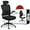 Black, variant on Oline ErgoAir Ergonomic Office Chair – Adjustable Lumbar Support, Flip-Up Armrests, Mesh Computer Desk Chair, Swivel Rolling Executive Gaming Chair for Home & Office (Black)