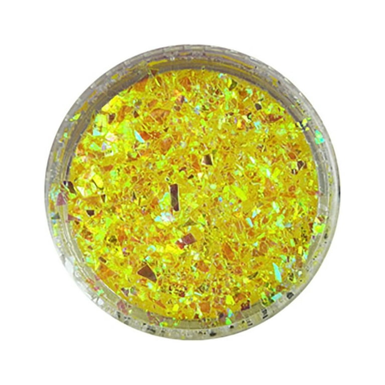 FOLIAY Yellow Neon Bead (UV Glow) 1 lb Pkg