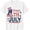 White, variant on Fourth of july for women American Men Happy 4th of july T-Shirt , White