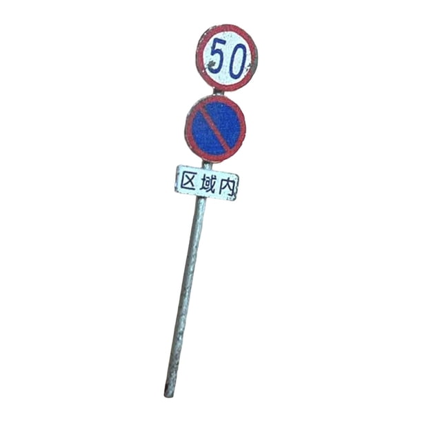 Indicador de tráfico en miniatura, modelo Mini 1/64, accesorios de escena, accesorios para mesa de arena Estilo A