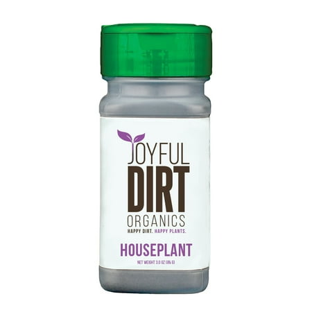 Joyful Dirt Organics House Plant Premium Concentrated Plant Food and Fertilizer (Makes 4 Gallons) | Easy Use 3oz Shaker