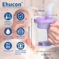 thumbnail image 3 of Ehucon Dysphagia Regulating Drinking Cup, Spill-Proof 5cc/10cc Sip Control Purple 1 Piece, 3 of 6