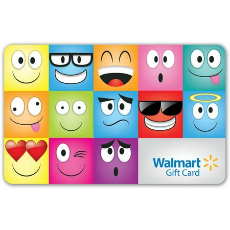 X65x Card - Emoji Walmart Gift Card