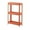 Orange, variant on Storage Cart Storage Cart 3-Tier Slim Rolling Utility Cart with Wheels Mobile Organizer Shelf Rack for Kitchen Bathroom Laundry Room Pantry Closet Utility Cart