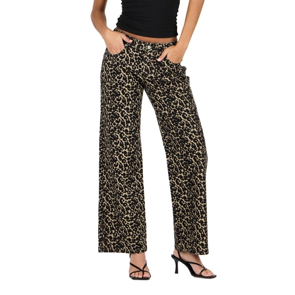 Forever 21 Women's Low Rise Baggy Stretch Denim Jeans, Sizes 0-14