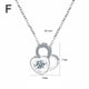 thumbnail image 3 of Collar para mujer, joyería para mujer, collar lujoso con corazón centelleante y cadena de cristal palpitante, regalo de San Valentín, collares de moda., 3 of 3