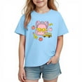 thumbnail image 5 of hengsof Kids Crewneck Short Sleeve Graphic Tees Cute Print Shirts Cotton Summer Outfits, 5 of 8
