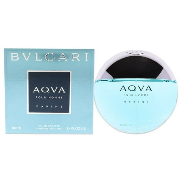 Bvlgari Aqva Marine par Bvlgari pour Hommes - Spray EDT de 3,4 oz