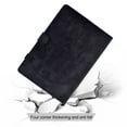 thumbnail image 6 of Dteck Case for ipad 9.7 inch 5th/6th Generation 2017/2018, Protective Leather Case for ipad 9.7 Air 1/2 Gen, Embossed Stand with Multiple Viewing Angles Stand PU Leather Back Cover, Black, 6 of 7