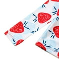 thumbnail image 7 of Little Girls 2-Piece Swimsuit Set Long Sleeve Rash Guard Bathing Suit Sun Protection Printed Swim Top +Bottoms, 7 of 7