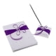 thumbnail image 1 of Juego de 3 uds Bolígrafo de libro de invitados Bearachild Cristal Satinado Soporte para Bolígrafo Morado, 1 of 1