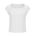thumbnail image 5 of 5-15Y Girls Shirts Summer Fashion Short Sleeve T Shirts Solid Color Casual Tee Plain Top, White, 14-15 Years, 5 of 8