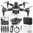 thumbnail image 2 of FPV Drone With 1080P Double Camera 2.4G WIFI FPV RC Quadcopter With Headless Mode Follow Me Altitude Hold Toys Gifts For Kids Adults, 2 of 9