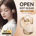 thumbnail image 2 of Open Ear Headphone Wireless Earbuds Bluetooth Headphones Playback Ear Buds WaterproofIPX7 Wireless Charging Case & Power Display Over Ear Stereo Bass Earphones With For Sports/Workout/Running White, 2 of 8