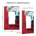 thumbnail image 3 of Kdxio Stylish Polar Bear Sunglasses Decorator Light Switch or Receptacle Outlet Wall Plate Decorator Wall Plate Child Safe Outlet Cover-Style U, 3 of 6