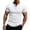 White, variant on FBMDBB Men's Fashion Casual Short Sleeve Button Solid Color Long Sleeve T Shirt Top Shirt Men's Shirts Pack